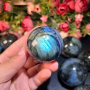 گوی سنگ لابرادوریت راک استایل ۱